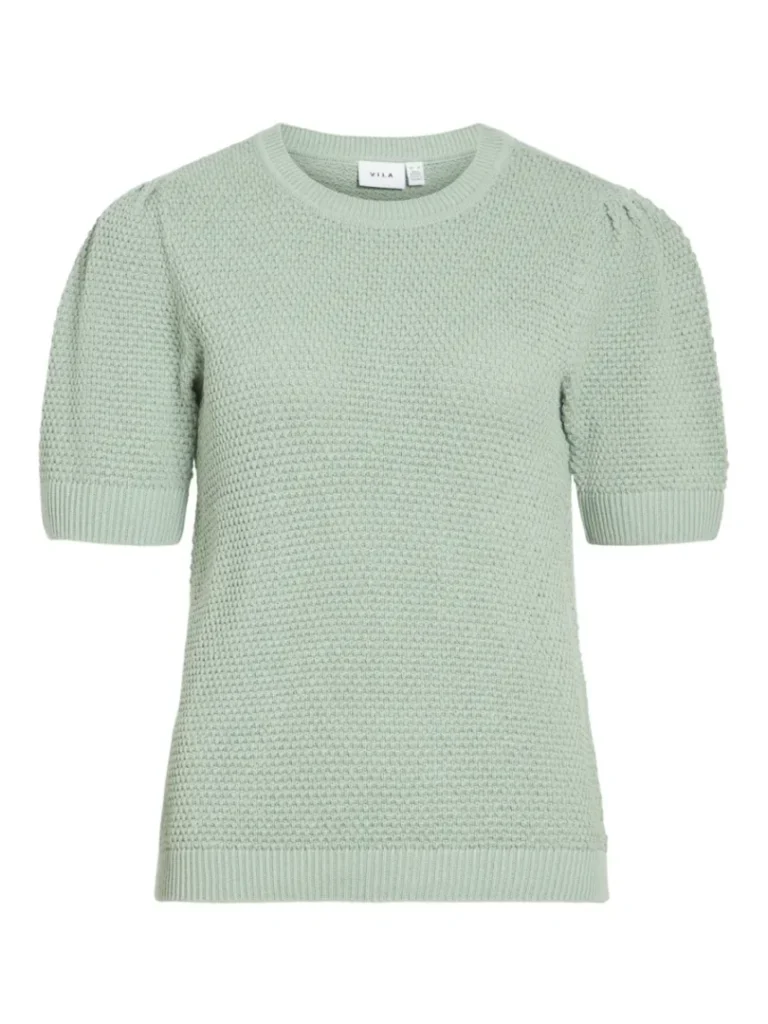 Vila VIDALO O-NECK S/S KNIT TOP - NOOS