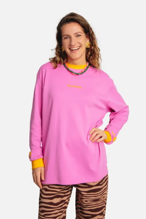Ellastiek Longsleeve Lindsey (white with backp